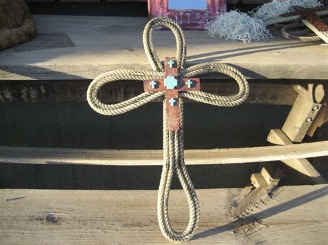 Rope Cross Western Crafts Rope Art Lariat Rope Crafts