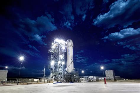 Blue Origin Launch Amazons Jeff Bezos Launches Rocket Higher Than He