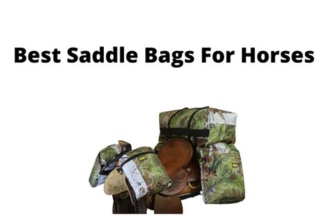 5 Best Saddle Bags For Horses In 2024 Reviews
