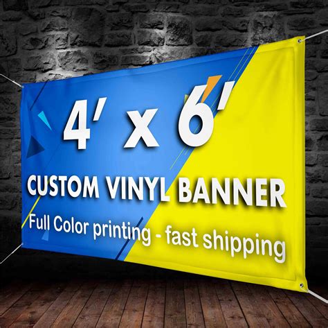Custom Vinyl Banner Vinyl Banner Printing Full Color Vinyl | Etsy gambar png