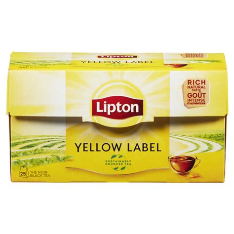 Yellow Label Tea 25pos Lipton Menyno