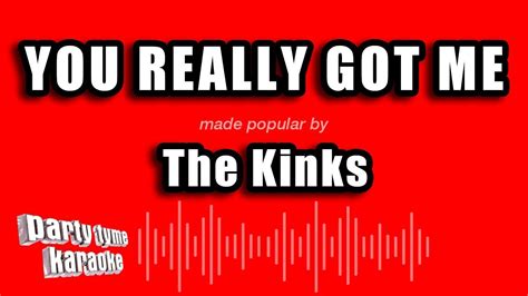 The Kinks You Really Got Me Karaoke Version Youtube