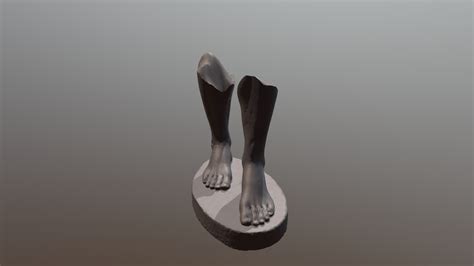 Feet Legs Statue Broken Download Free 3d Model By Wareflo 22ada31