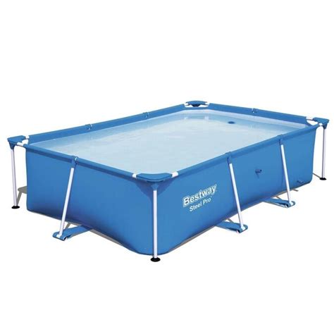 Bestway 85 Ft X 55 Ft X 24 In Rectangle Above Ground Pool In The