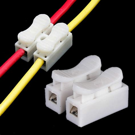 30pcs Self Locking Electrical Cable Connectors Quick Splice Lock Wire Terminals Ebay