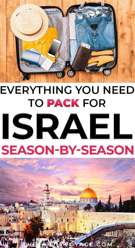 Wondering What To Pack For Israel Weve Got Your Israel Packing List