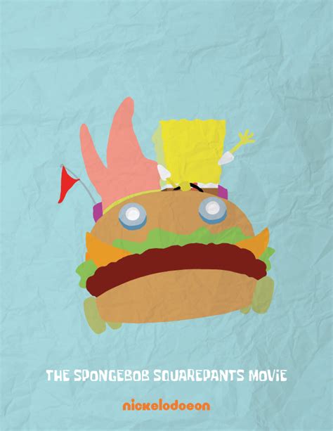 Minimalist Spongebob Spongebob Minimalist Poster Customized Photo Ts