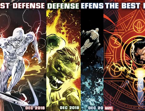 Marvel Teases The Best Defense With Character Splash Pages Of Silver