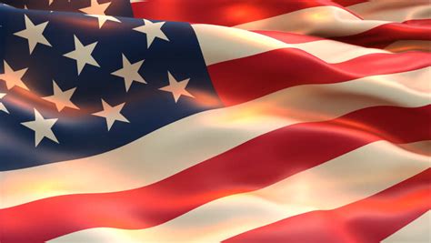 American Flag Waving Stock Footage Video Shutterstock