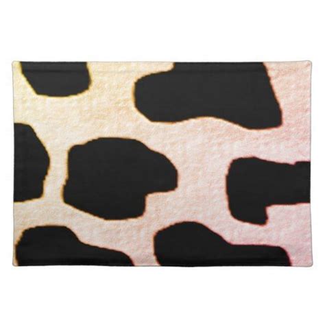 Cow Spots Print Cloth Placemat Cow Print Animal Print Rug Cow Spots