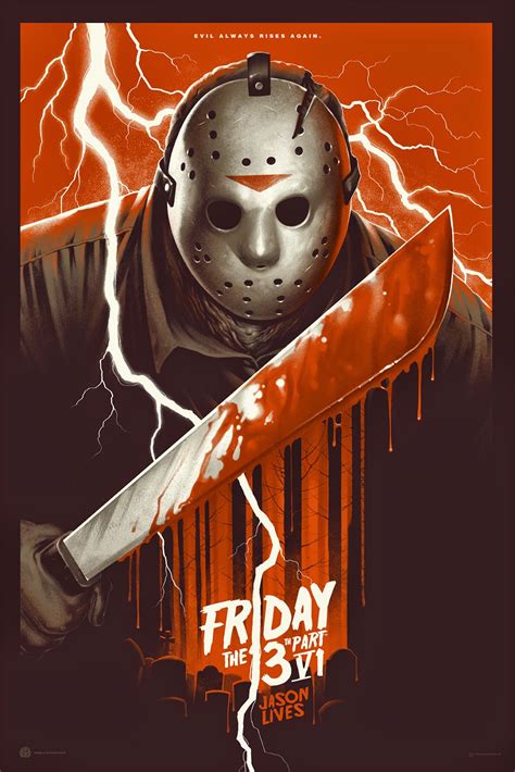 Inside The Rock Poster Frame Blog Friday The 13th Part Vi And Cannibal