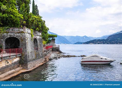 Street View Of Varenna Town In Como Lake In The Province Of Lecco In