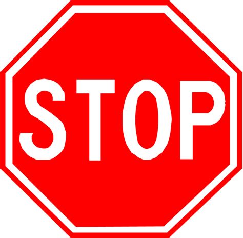 Free Printable Mini Stop Sign Template
