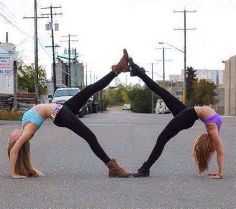 Cool Two Person Stunt Ideas Gymnastics Poses Yoga Challenge Poses