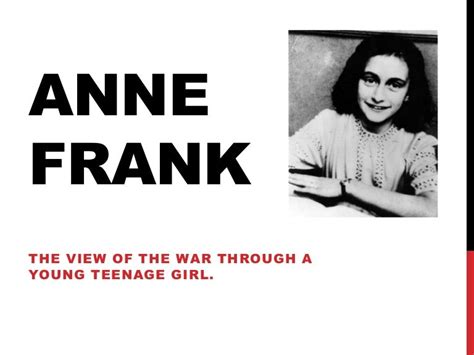 Anne Frankpptx Ljb