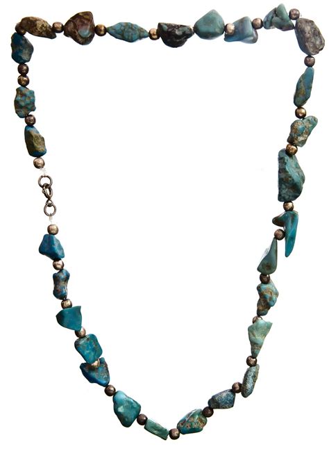 rugged turquoise necklace exotic india art