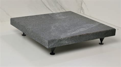 12x12x125 Speaker Granite Stand Jet Mist Granite Platform Speaker