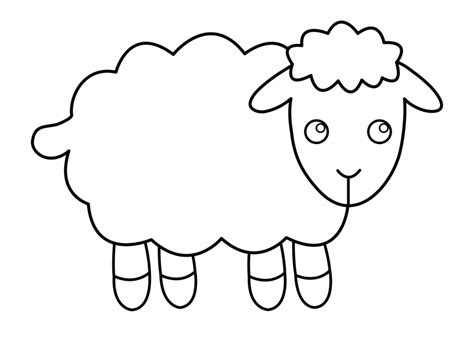 Download them for free in ai or eps format. Clipart sheep template, Clipart sheep template Transparent ...
