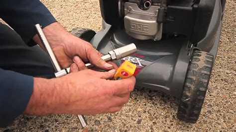 How To Change A Spark Plug On Your Mower Youtube