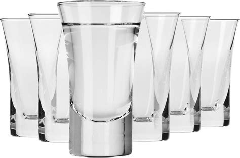 Krosno Vodka Glasses Set Of 6 Pieces 45 Ml Shot Collection