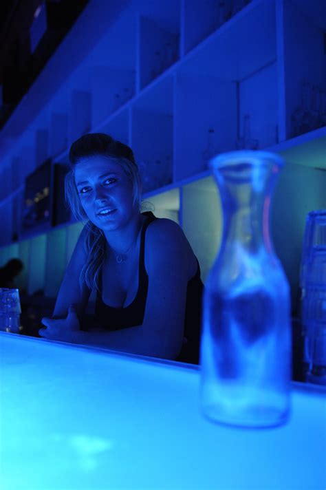 Free Images Light Girl Woman Bar Female Color Bottle Blue