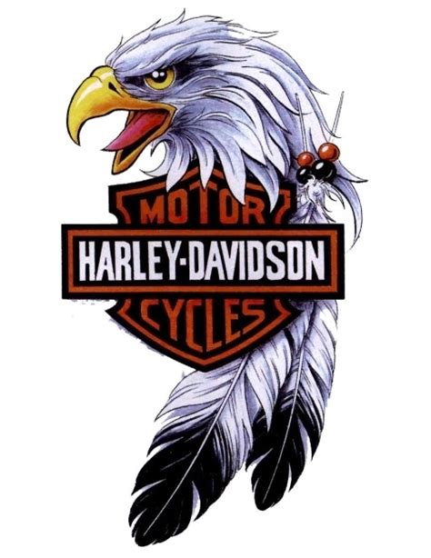 Cool Harley Davidson Eagle Tattoo Design Tattooimagesbiz