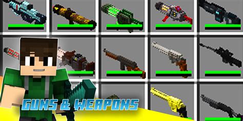 Weapon Mods For Minecraft Pe Mcpe Gun Addons For Android Apk Download