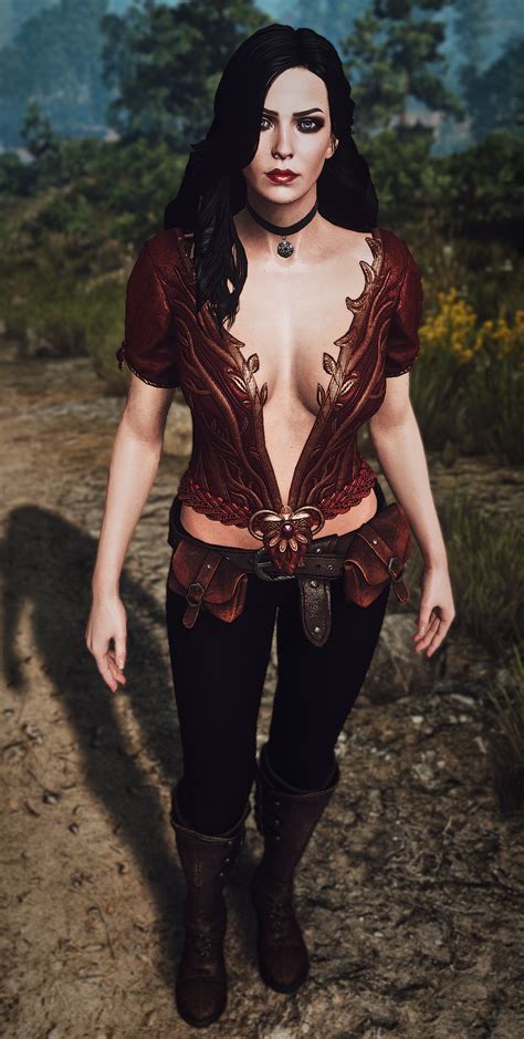 Yennefer With Black Dlc Dress Of Triss At The Witcher 3 Nexus Mods