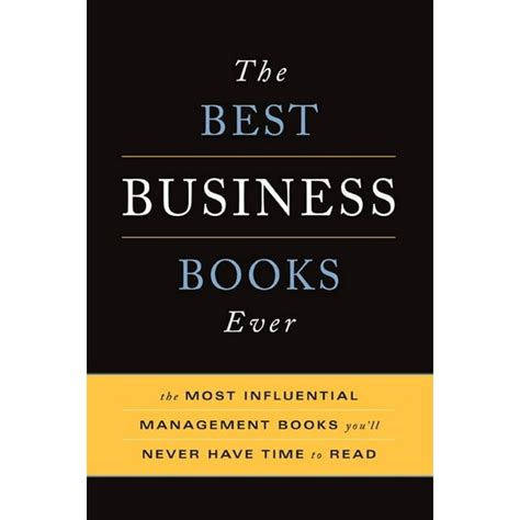 The Best Business Books Ever The Most Influential Management Books