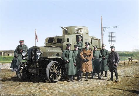 Remembrance Day Wwi Photos Are Colourised For Anniversary Daily Mail