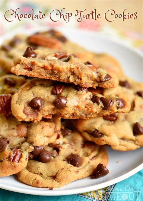 Chocolate Chip Turtle Pudding Cookies Mom On Timeout