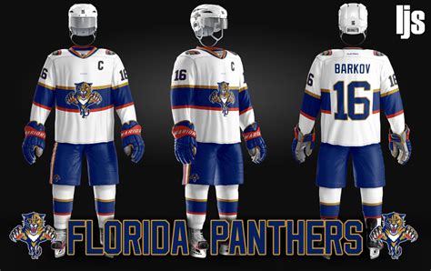 Florida Panthers White Third Jersey Design Jersey Design Florida