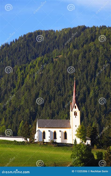 Church In The Alps Stock Photo Image Of Vacation Trees 11325306