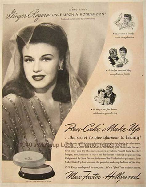 The History Of 1940s Makeup 1940 To 1949 Glamour Daze