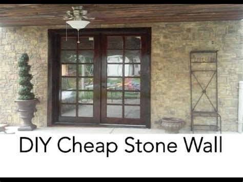 Check spelling or type a new query. DIY Cheap Stone Wall | DIYCHEAPSKATE - YouTube