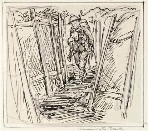 Ww1 Trench Drawing At Getdrawings Free Download