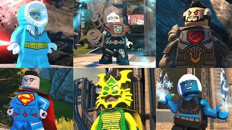 Ice Characters In Lego Dc Super Villains Youtube