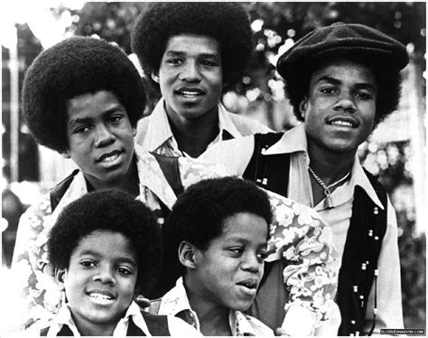 The Jackson 5 Top Jermaine Jackie Tito Bottom Michael And Marlon