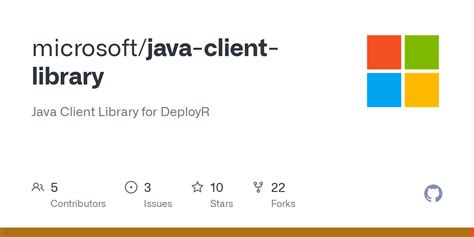 Github Microsoftjava Client Library Java Client Library For Deployr