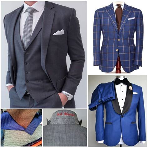 Custom Made To Measure Business Formal Wedding Men Bespoke Suit That