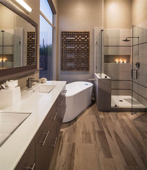 Yes, even a smaller bathroom can have a separate tub and shower. Unique Bathtub and Shower Combo Designs for Modern Homes