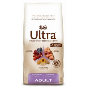 Nutro dog food received a 4.8 out of 5 stars based analysis of multiple review sites and customer reviews on chewy.com and amazon.com. Nutro Ultra Dog Food, 30 lb | VetDepot.com