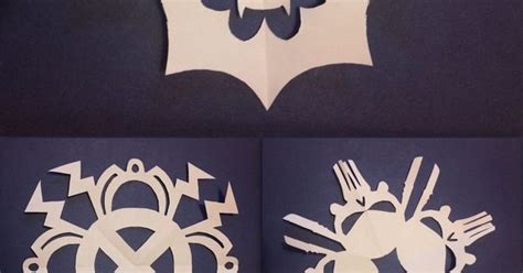 Diy 5 Superhero Snowflake Templates From Comic Book Resources These