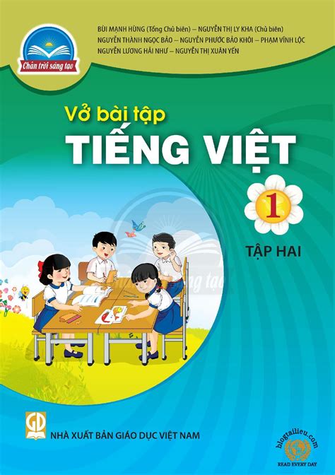 Sách Bài Tập Tiếng Việt Lớp 1 Tập 2 Chân Trời Sáng Tạo