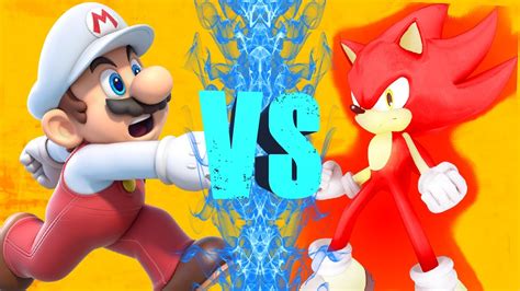 New Series Mario Vs Fire Sonic Oc Battle Youtube