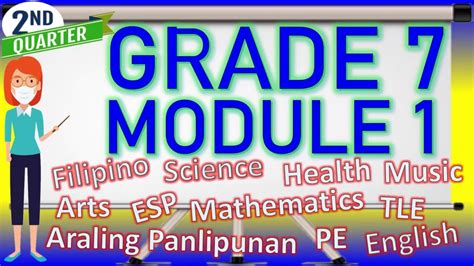 Grade 7 Module 1 2nd Quarter Subjects With Downloadable Files Youtube