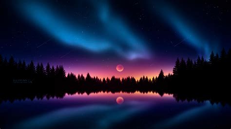 Colorful Night Stars Hd Artist 4k Wallpapers Images Backgrounds