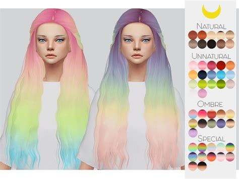 Sims 4 Hairs The Sims Resource Stealthic`s Cadence Hair Retextured