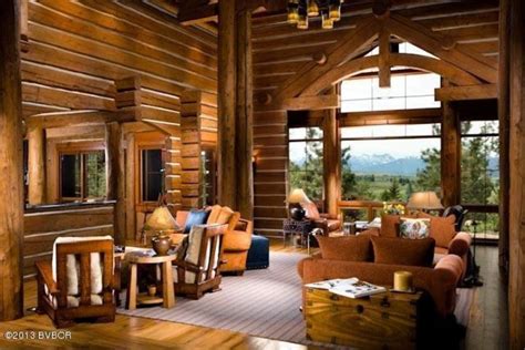 House Of The Week Montana Mansion Built Lincoln Log Style