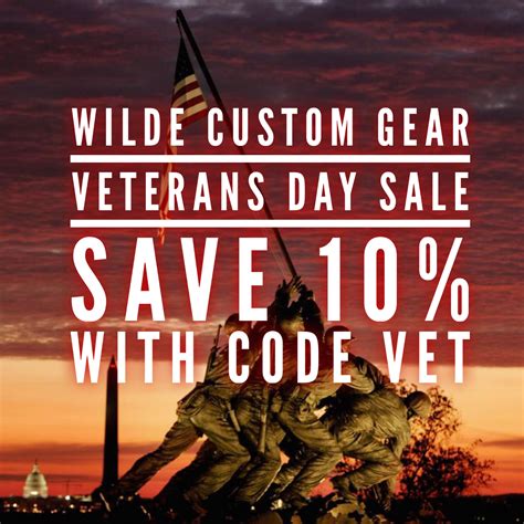 Veterans Day Sale At Wilde Custom Gear Jerking The Trigger